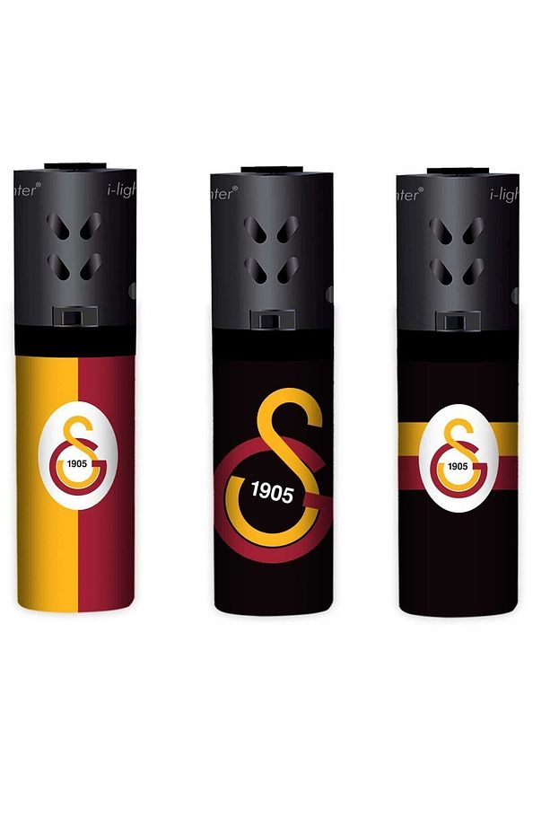 Taraftar Figürlü Çakmak Turbo Taraftar Çakmak galatasaray 3 lü Set - 1