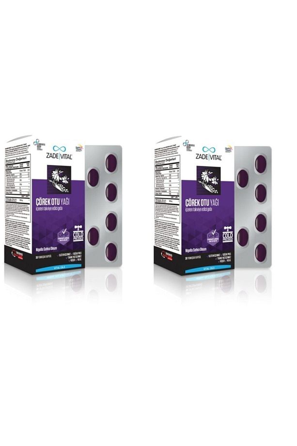 Zadevıtal Corek Otu Yağı Blister 30 Kapsül X 2 Adet - 1