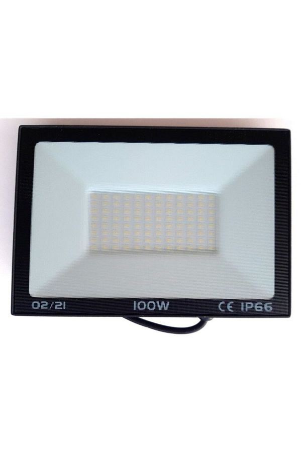 100 Watt Dış Mekan Led Projektör 100 W Tablet Projektör Beyaz - 3
