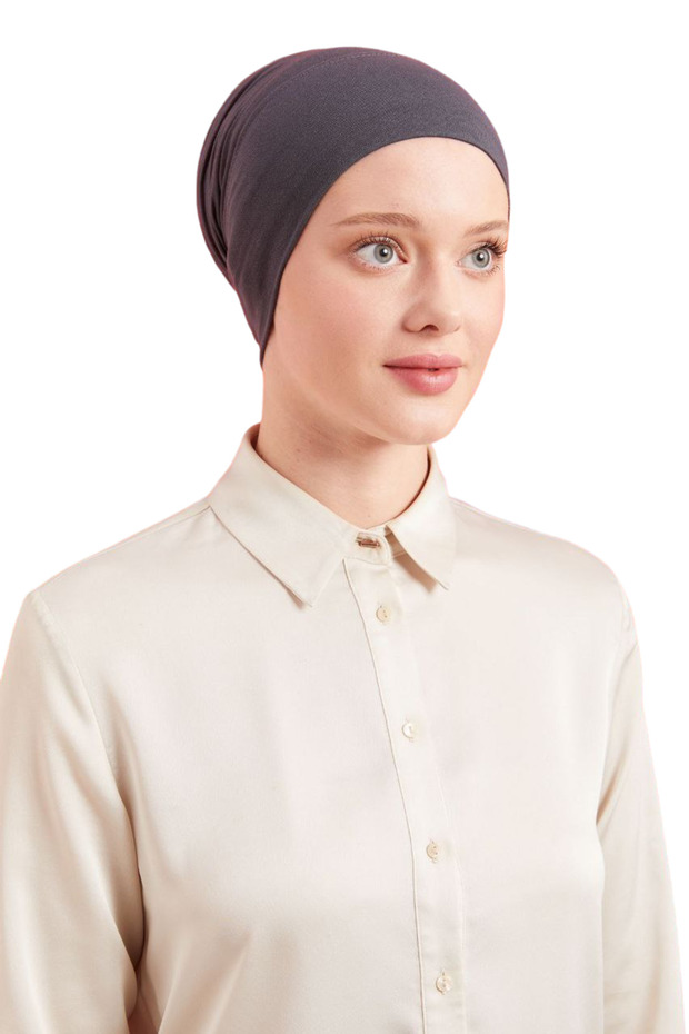 Women's Hijab Practical Ready-To-Wear Bonnet Navy Blue