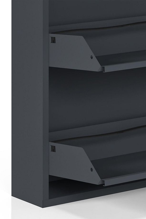 5'li Metal Ayakkabılık - Antrasit - 6
