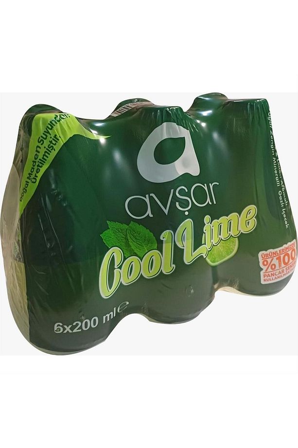 Cool Lime Nane Limon Aromalı Maden Suyu 200 Ml X 6 Adet - 1
