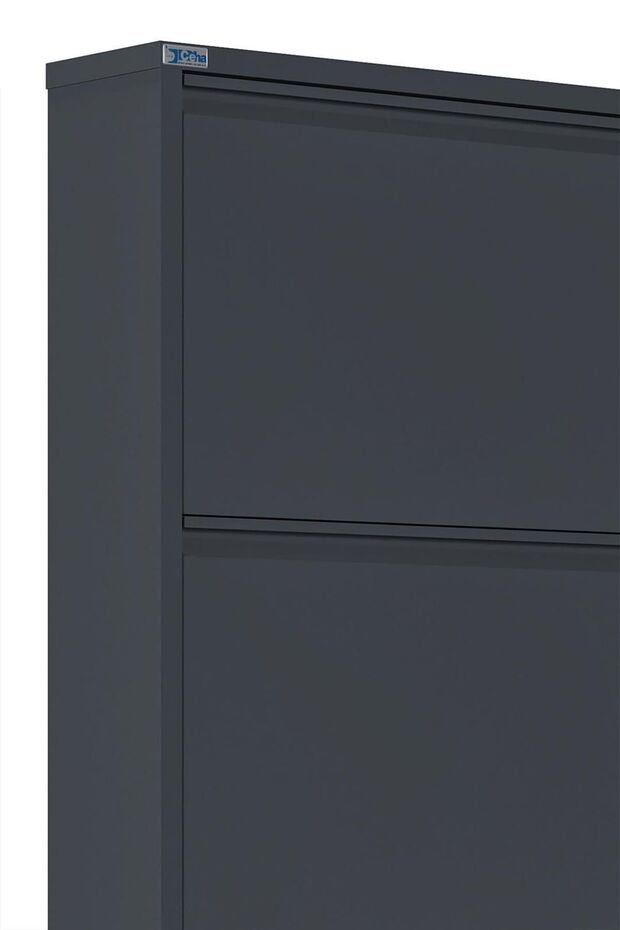 5'li Metal Ayakkabılık - Antrasit - 5