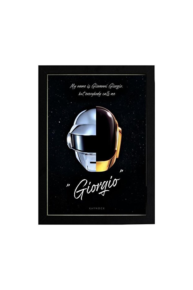 Daft Punk Giorgio, Giovanni Giorgio Moroder, Giorgio By Moroder, Poster Tablo, Dijital Tasarım - 1