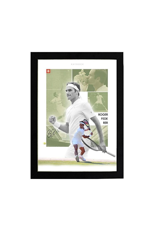 Roger Federer, Tenis Poster Tablo - 2