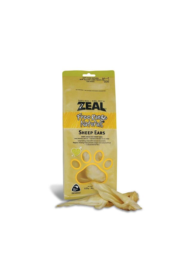 Pet Food Sheep Ears Treats, 125g