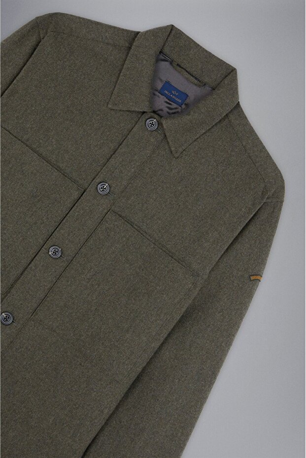 MEN'S WOOLLEN OVERSHIRT - 6