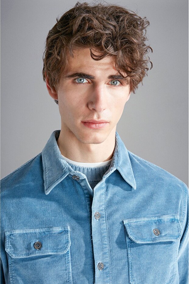 CORDUROY OVERSHIRT - 3