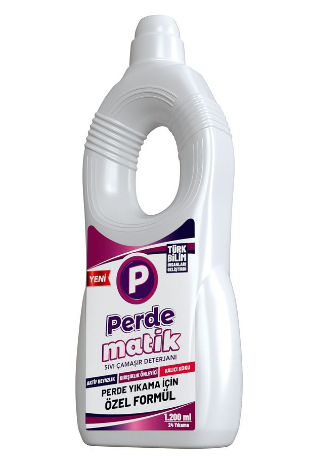 Tül, Dantel ve Hassas Kumaşlar İçin Sıvı Perde ve Çamaşır Deterjanı 3 Adet 1200 ML - 3