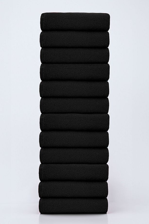 Mikrofiber El Yüz Kuaför Berber Spor Havlusu Leke Ve Saç Boyası Tutmayan 50 X 90 Cm - 2