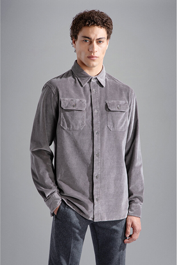 CORDUROY OVERSHIRT - 3