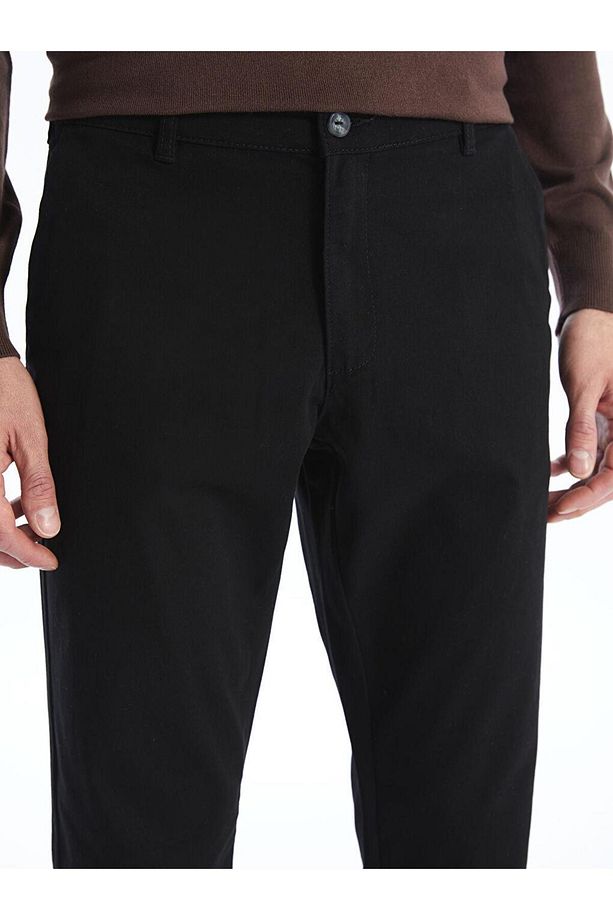 LCW Standart Kalıp Gabardin Erkek Chino Pantolon - 3