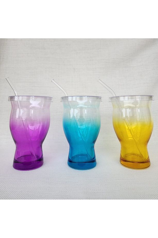 Cam Pipetli Bardak Sigma Home - 480 ml - 1