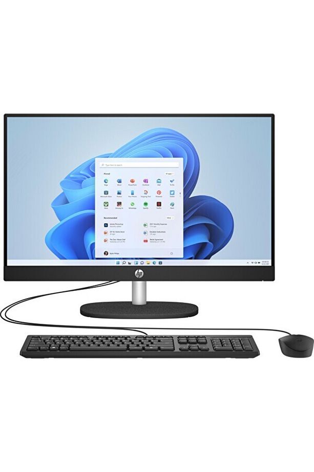 Intel I5-1335U 8GB RAM 512Gb SSD Intel Iris X Grafik Kartı 23,8" W11 Siyah All-In One Desktop - 1