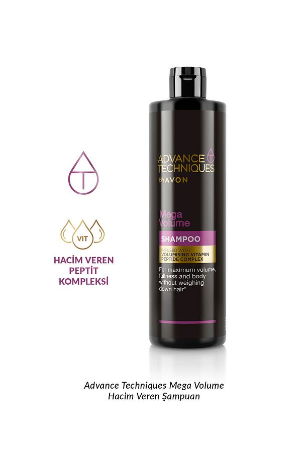Advance Techniques Mega Volume Hacim Veren Şampuan 400 Ml. - 2