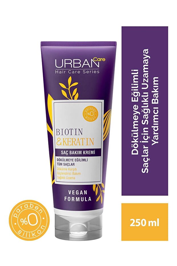 Biotin & Keratin Hair Conditioner for Hair Prone to Hair Loss - Vegan - 250ml