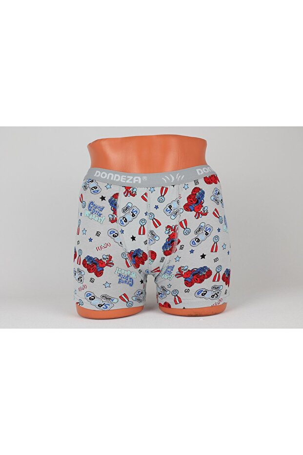 بوكسر للأولاد منقوش مكون من 6 قطع - 3