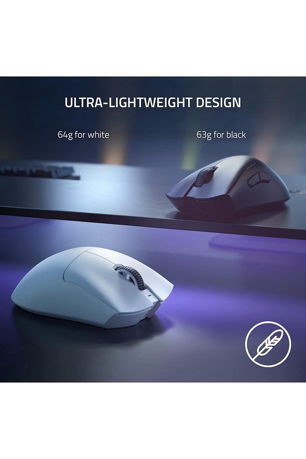Deathadder V3 Pro Hyperpolling Mouse (RZ01-04630300-R3WL) - 2