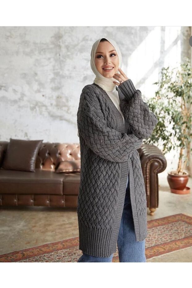 Knitwear Cardigan Hijab
