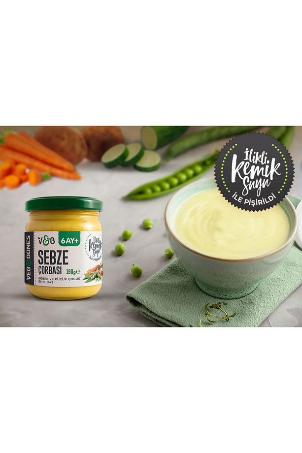 Sebze Çorbası Bebek Ekgıda 190gr 6 Adet - 2