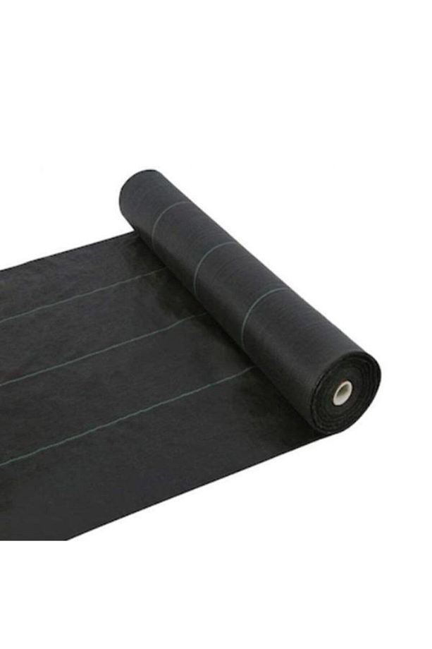 1x100m Taban Örtüsü Sulzer Kumaş Blueberry Peyzaj Uygulama Jüt Bitki Taban Örtüsü Mulch (SİYAH) - 1