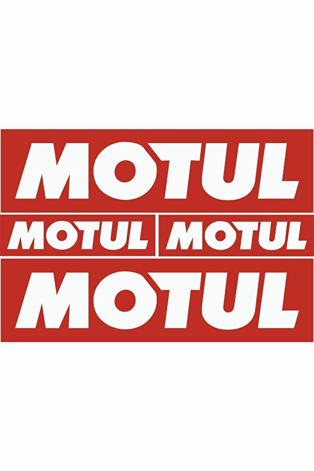 4 Parça Sticker 4x15cm - 1