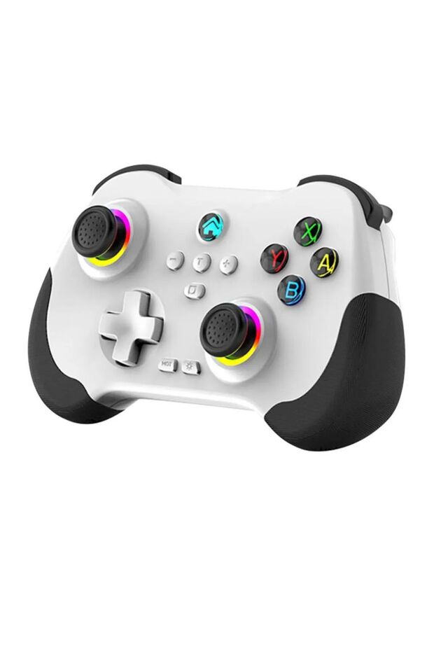 Z01 PC/PS4/PS3/IOS/Switch/Android Telefon TV Tablet Titreşimli RGB Bluetooth Uyumlu Joystick Gamepad - 1