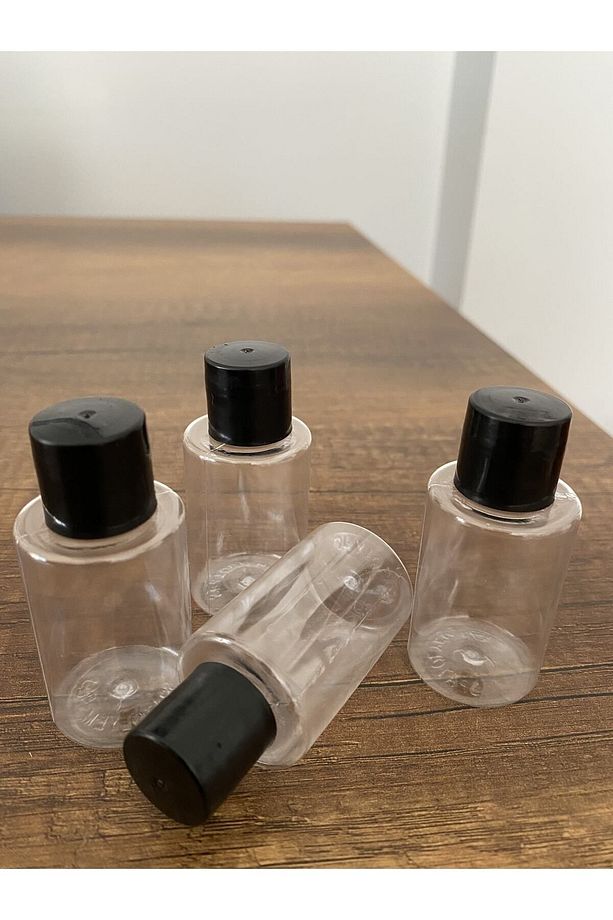 100 Adet Kapaklı Boş Şişe 30 ml Dekoratif Şampuan Şişesi - 1