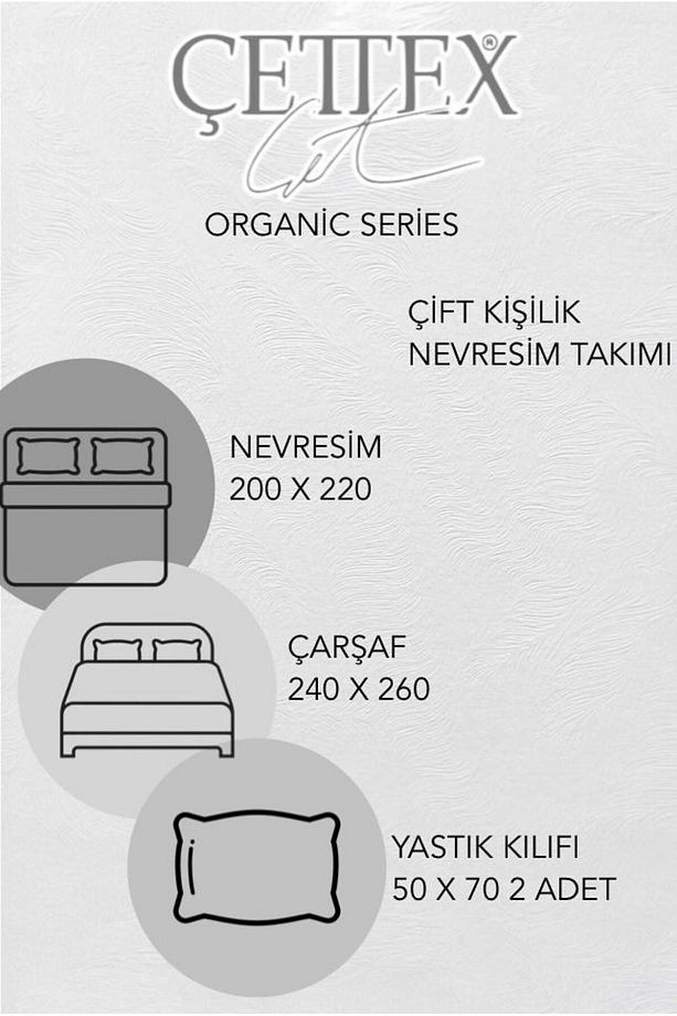 Organik Keten Çift Kişilik Nevresim Takımı - 5