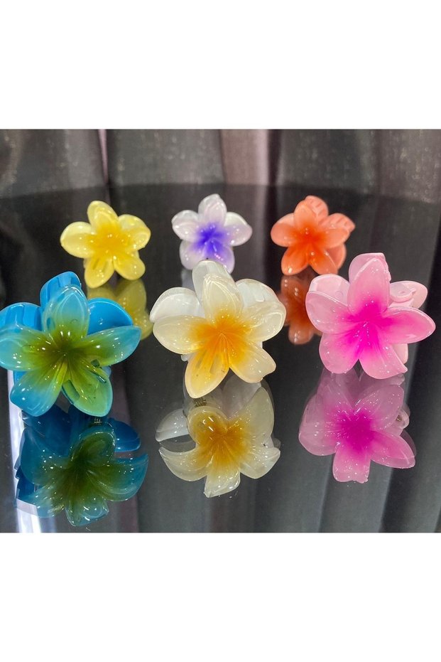 Small Size Lotus Flower Latch Buckle Set of 6 4.5 Cm
