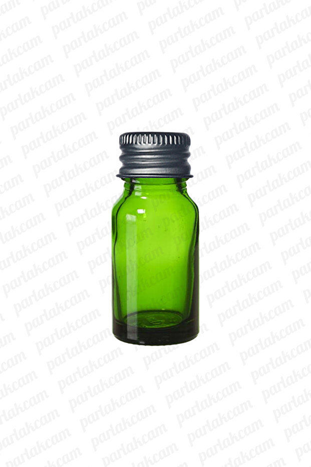10ml Green Glass Bottle with Silver Cap Essence and Cologne Bottle Engagement Etc. 1 Piece Suitable for Special Gifts