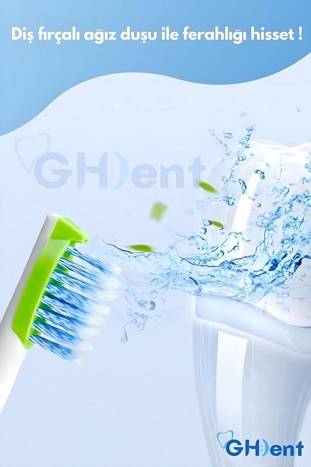 SH16 Diş Fırçalı Ağız Duşu 6 Başlıklı Askılıklı Aile Boyu Elektrik Şarj Hazne yok - 6