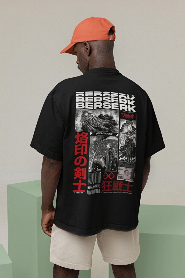 Berserk Printed Unisex Oversize Anime T-Shirt