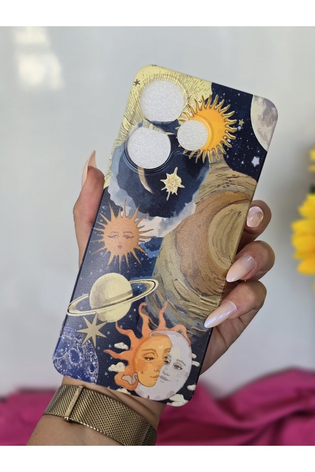 Xiaomi Redmi 13 Compatible Printed Transparent Phone Case