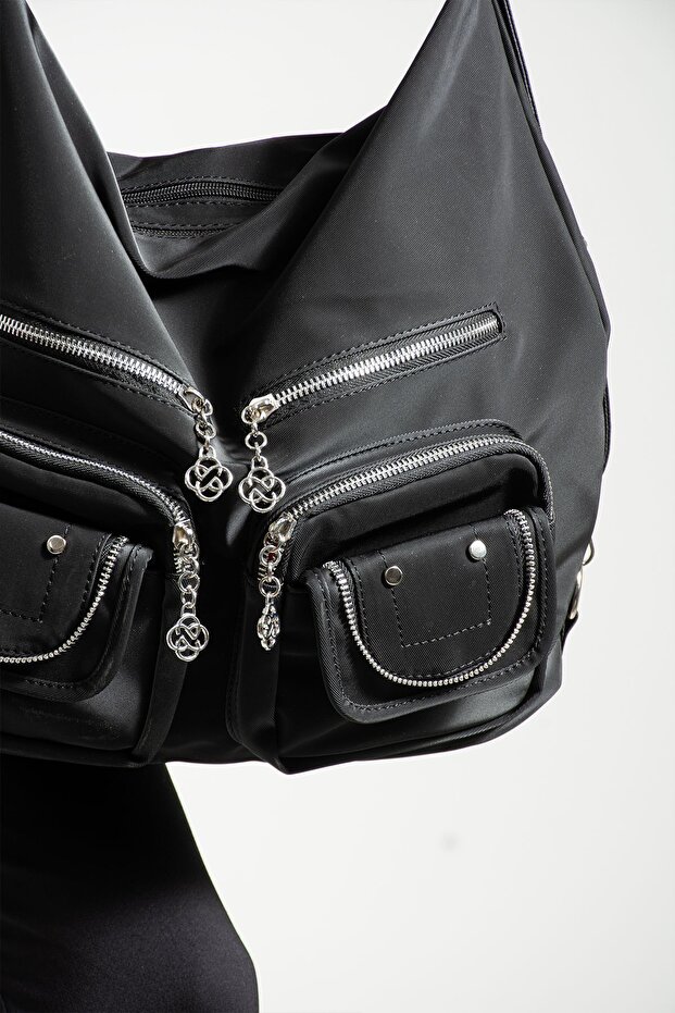 Multi-Compartment Large Size Backpack and Shoulder Bag 531 - 3