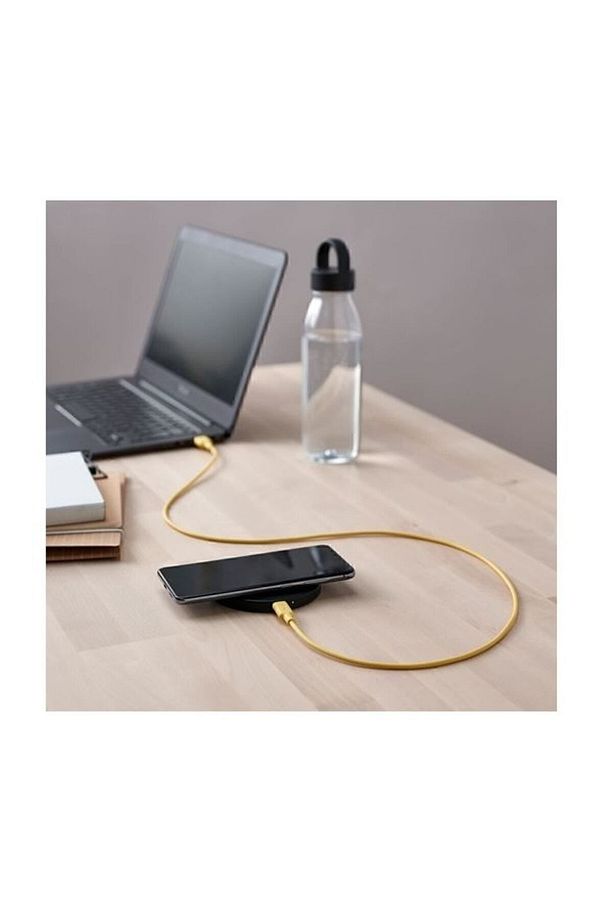 Type-c, 3  Amper  Uyumlu Yüksek Hızlı Şarj Kablosu Usb-c, Usb Kablo, Açık Sarı, 1 M, 480 - 4