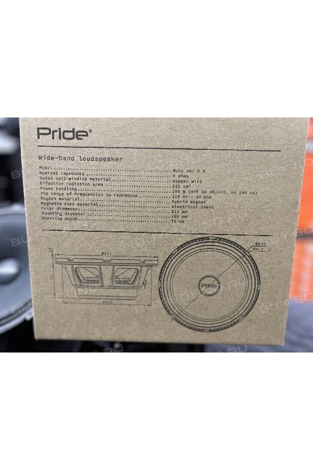 Pride Audio Ruby 8 V3 20 Cm 200Rms Rusya - 2