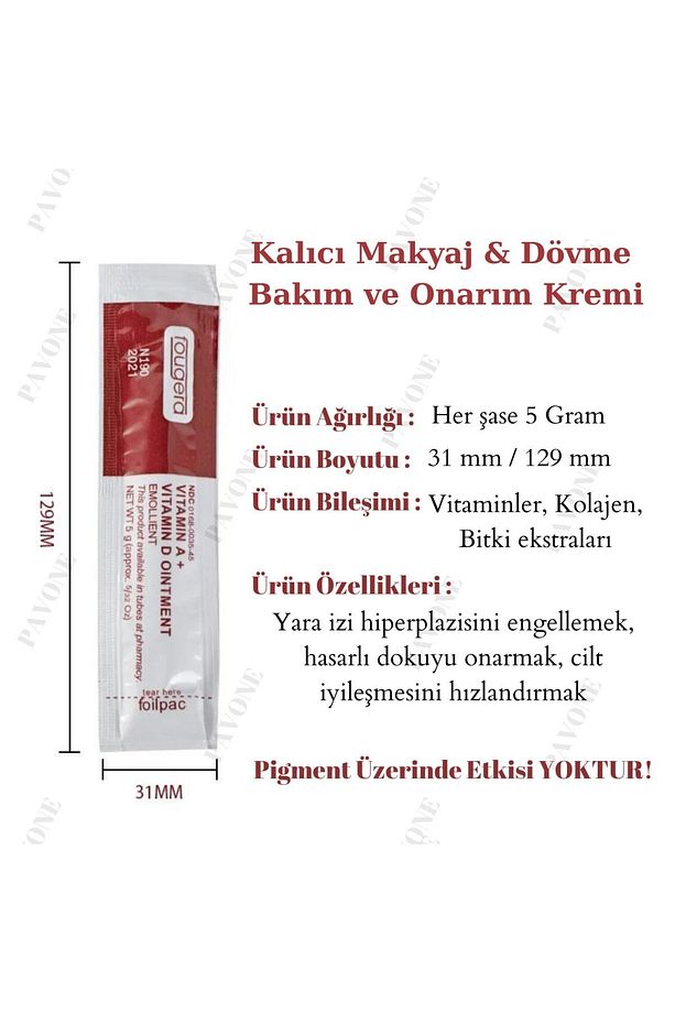 Kalıcı Makyaj Bakım Kremi - Microblading Onarım Kremi - 10 Adet - 7