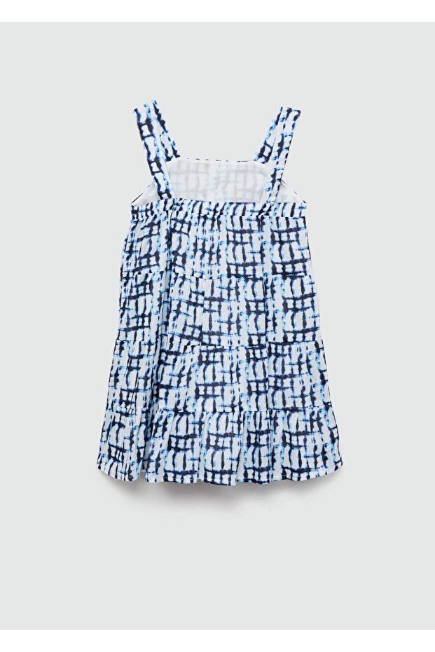 Batik Desenli Elbise - 3