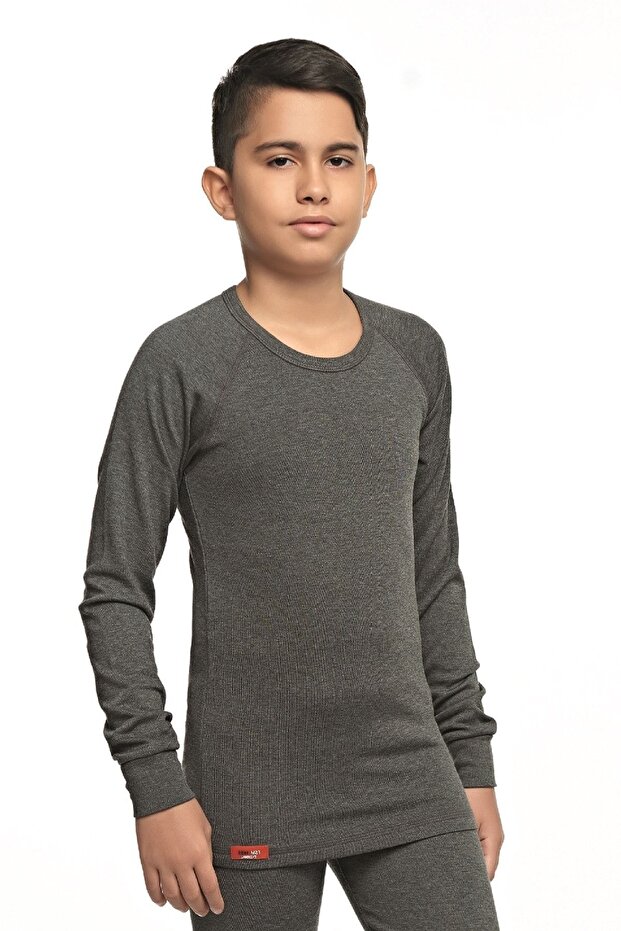 Boy's Long Sleeve Thermal Lycra Underwear Top -212