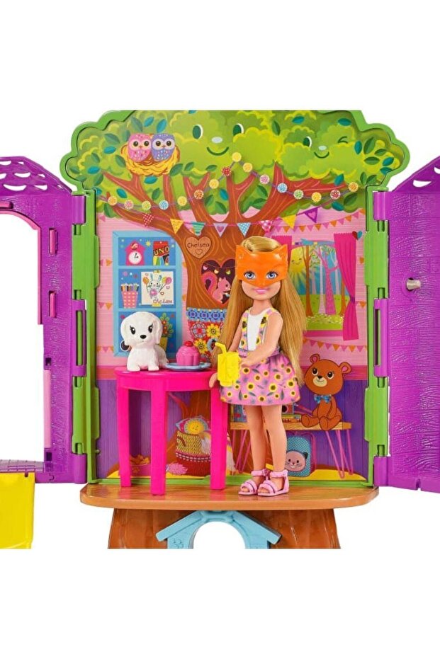 Chelsea'nin Ağaç Evi Barbie Chelsea'nin Ağaç Evi ve Köpeği HPL70 - 6