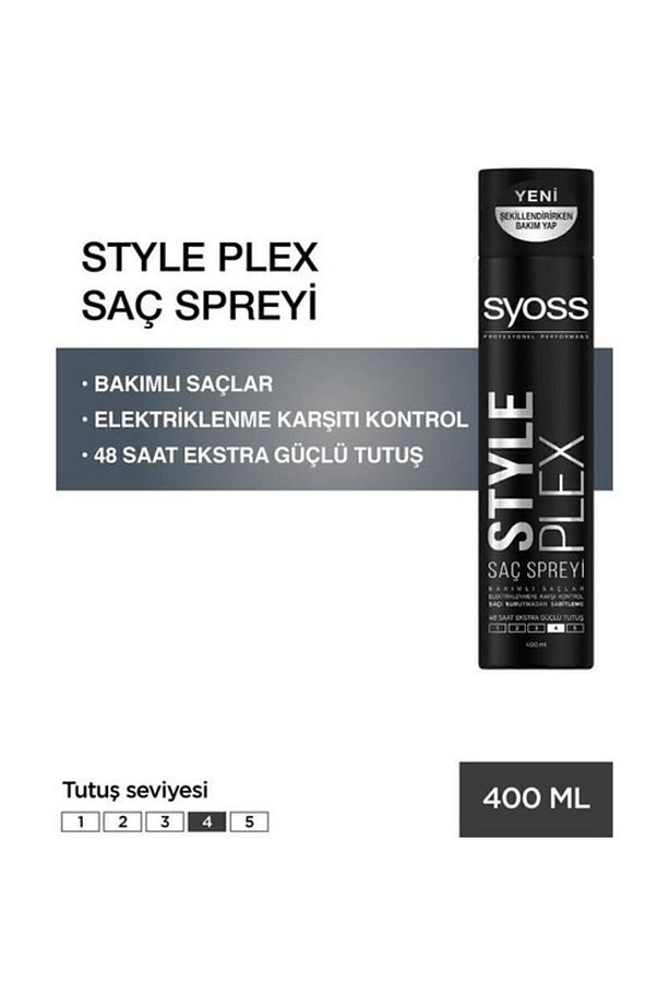 Style Plex Saç Spreyi 400 ml - 2 Adet - Saç Şekillendirici - 2