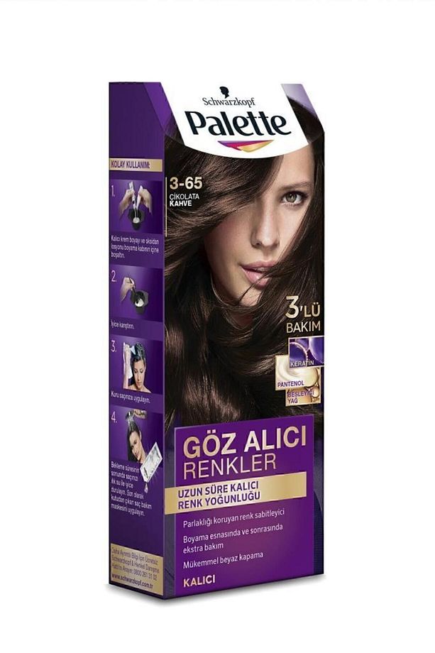 Göz Alıcı Renkler 3-65 Çikolata Kahve X 2 Adet - 4