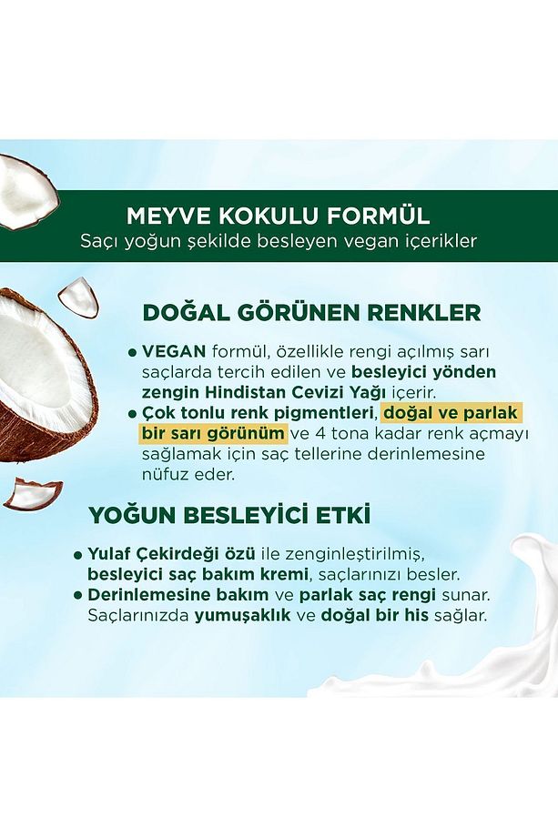Kalıcı Doğal Renkler 10-0 Açık Sarı - 4