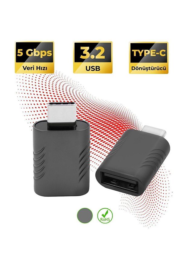 Usb 3.2 To Type-c Dönüştürücü Yüksek Hızlı Veri Aktarımı - 1