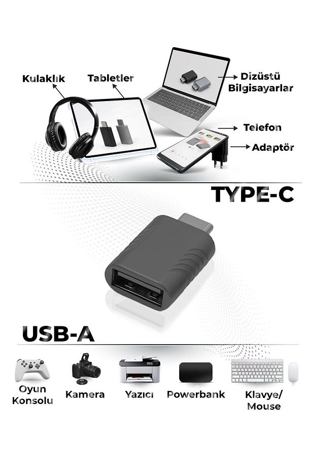 Usb 3.2 To Type-c Dönüştürücü Yüksek Hızlı Veri Aktarımı - 2