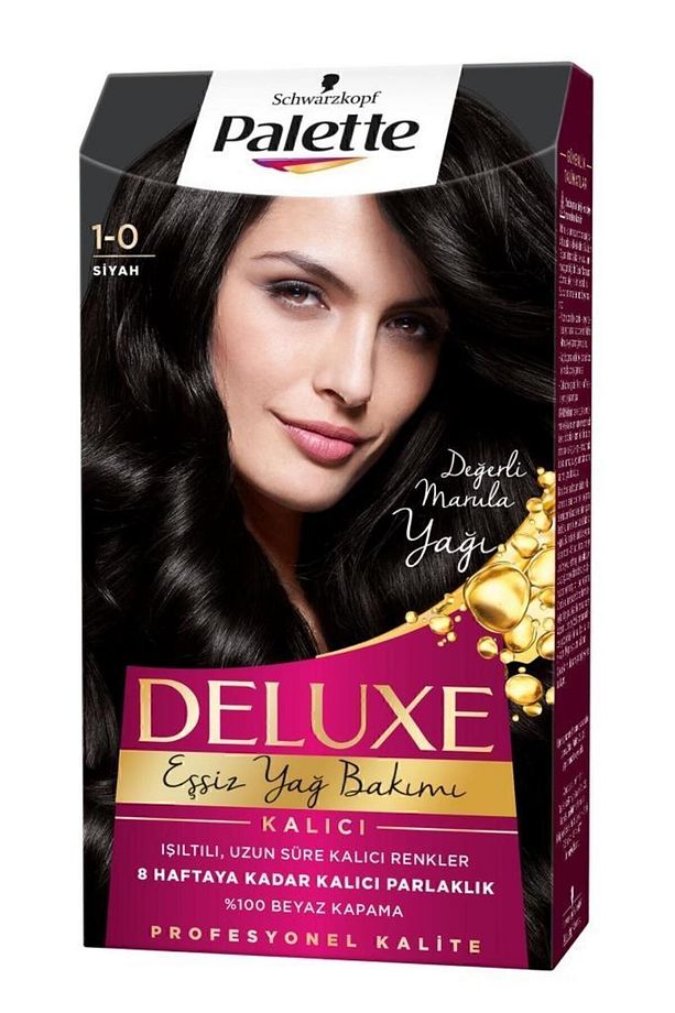 Deluxe 1-0 Siyah X 2 Adet Saç Boyası - 3