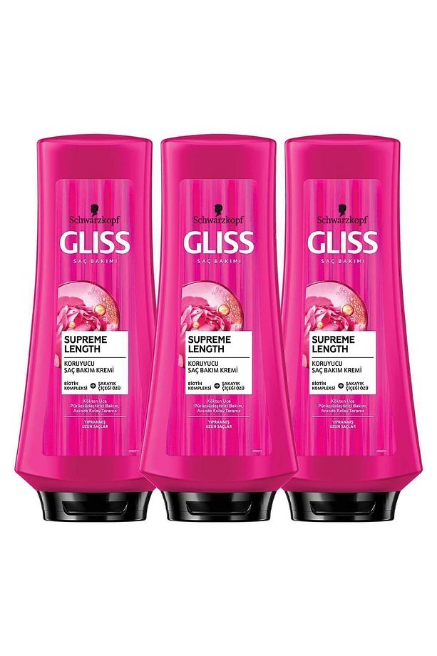 Supreme Length Uzun Saçlara Özel Saç Kremi 360 ml ml X 3 Adet - 2