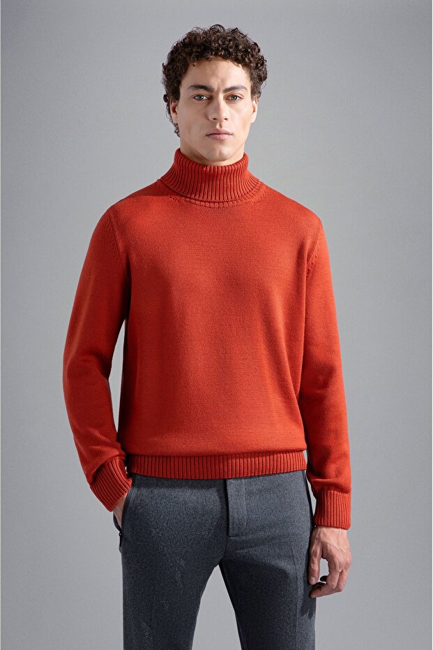 MEN'S WOOLLEN TURTLENECK