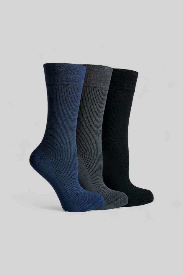 Men's Seamless Bamboo Socks Socket 3 Pairs